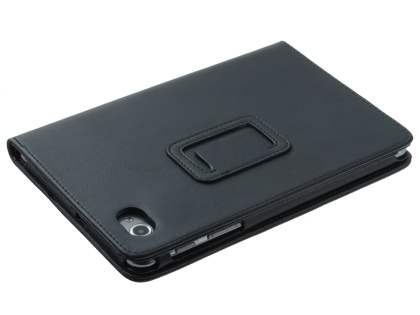 Synthetic Leather Flip Case with Fold-Back Stand for Samsung Galaxy Tab 7.7 P6800 - Classic Black