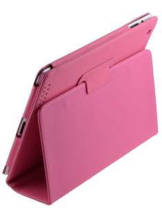Synthetic Leather Flip Case with Stand for iPad 2 / iPad 3 / iPad 4 - Pink
