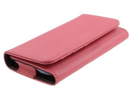 HTC One X / XL / X+ Synthetic Leather Phone Wallet - Coral