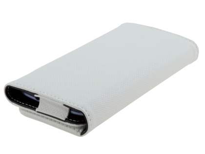 HTC One X / XL / X+ Synthetic Leather Phone Wallet - Pearl White