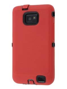 Defender Case for Samsung I9100 Galaxy S2 - Red Impact Case