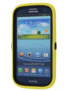Defender Case with Stand for Samsung I9300 Galaxy S3 - Canary Yellow/Black