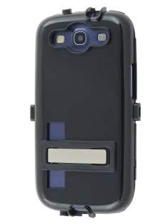 Defender Case with Stand for Samsung I9300 Galaxy S3 - Canary Yellow/Black