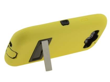 Defender Case with Stand for Samsung I9300 Galaxy S3 - Canary Yellow/Black
