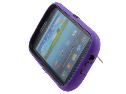 Defender Case with Stand for Samsung I9300 Galaxy S3 - Purple/Black