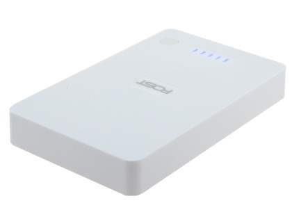 FOST 10000 mAh PowerBank Portable Battery Charger - White