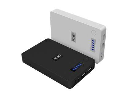 FOST 10000 mAh PowerBank Portable Battery Charger - White