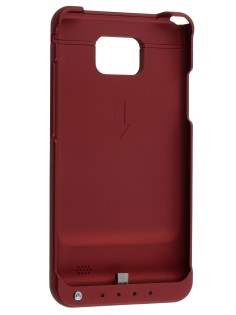 Samsung I9100 Galaxy S2 Case Battery Charger - Burgundy Red