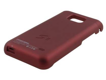 Samsung I9100 Galaxy S2 Case Battery Charger - Burgundy Red
