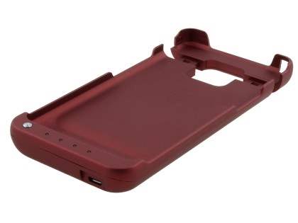 Samsung I9100 Galaxy S2 Case Battery Charger - Burgundy Red