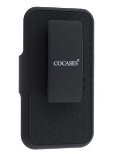 iPhone 4/4S Cocases All-In-One Belt Frame, Viewing Stand & Removable Tough Case - Classic Black