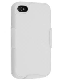 iPhone 4/4S Cocases All-In-One Belt Frame, Viewing Stand & Removable Tough Case - Pearl White