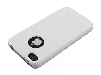 Slim Glossy Case for iPhone 4 Only - White