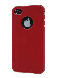 Slim Glossy Case for iPhone 4 Only - Red Slim Glossy Case for iPhone 4 Only - Red