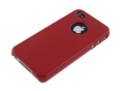 Slim Glossy Case for iPhone 4 Only - Red