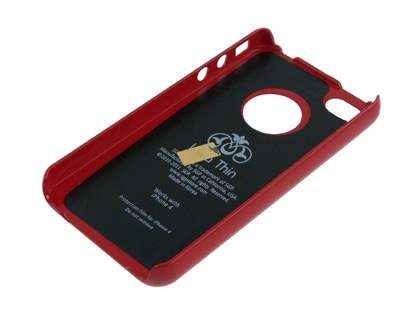 Slim Glossy Case for iPhone 4 Only - Red