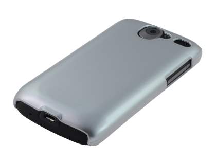 Slim Glossy Case for HTC Desire A8183 - Silver