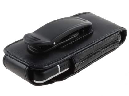Nokia C5 Synthetic Leather Belt Pouch - Classic Black