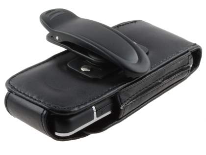 Nokia C5 Synthetic Leather Belt Pouch - Classic Black