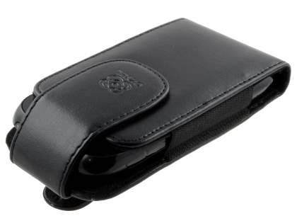 LG P690 Optimus Spirit Synthetic Leather Belt Pouch - Classic Black