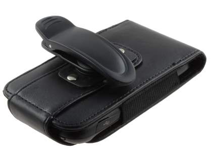 LG P690 Optimus Spirit Synthetic Leather Belt Pouch - Classic Black