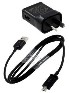 Genuine Samsung 1A Charger with Micro USB to USB-A Cable - AC Wall Charger