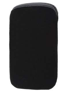 Stylish Protective Textile Sleeve for HTC Desire S - Classic Black