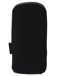 Stylish Protective Textile Sleeve for Nokia N97 mini - Classic Black