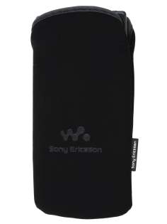 Stylish Protective Textile Sleeve for Sony Ericsson XPERIA Arc/Arc S - Classic Black Sleeve