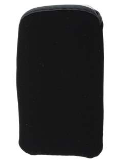 Stylish Protective Textile Sleeve for Motorola DEFY - Classic Black