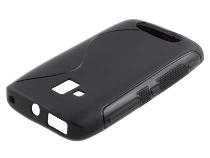 Wave Case for Nokia Lumia 610 - Frosted Black/Black