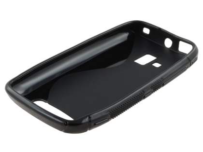 Wave Case for Nokia Lumia 610 - Frosted Black/Black