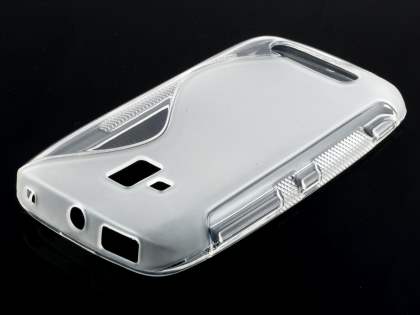 Wave Case for Nokia Lumia 610 - Frosted Clear/Clear