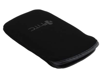 Stylish Protective Textile Sleeve for HTC Wildfire G8 - Classic Black