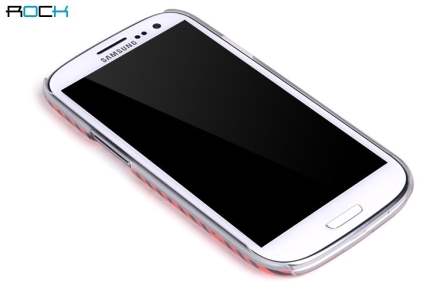 ROCK Luxurious Glossy Colour Case for Samsung I9300 Galaxy S3 - Red