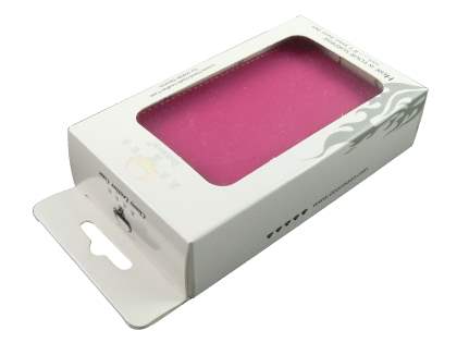 Genuine Leather Flip Case for HTC Desire HD - Pink