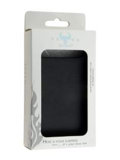 Genuine Leather Flip Case for HTC HD7 - Black