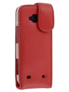 Nokia C5 Genuine Leather Flip Case - Red Nokia C5 Genuine Leather Flip Case - Red