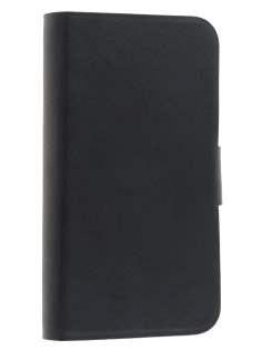 iPhone 4/4S Slim Genuine Leather Portfolio Case - Classic Black