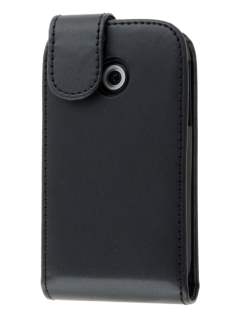 Synthetic Leather Flip Case for LG P690 Optimus Spirit - Black