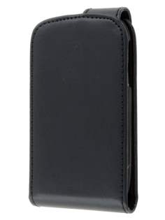 Synthetic Leather Flip Case for LG P690 Optimus Spirit - Black