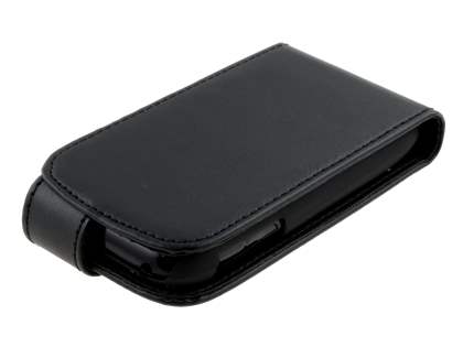 Synthetic Leather Flip Case for LG P690 Optimus Spirit - Black