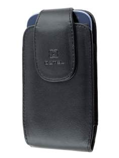Samsung Galaxy S3/S4 Synthetic Leather Belt Pouch (Naked Phone Only) - Classic Black