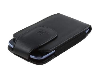 Samsung Galaxy S3/S4 Synthetic Leather Belt Pouch (Naked Phone Only) - Classic Black
