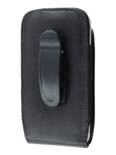 HTC One X / XL / X+ Synthetic Leather Belt Pouch (Naked Phone Only) - Classic Black HTC One X / XL / X+ Synthetic Leather Belt Pouch (Naked Phone Only) - Classic Black