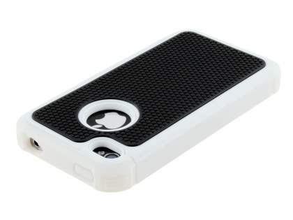 iPhone 4S/4 Impact Case - White/Classic Black