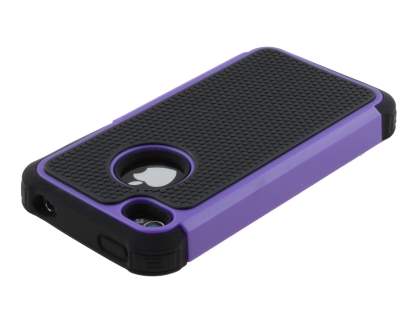 iPhone 4S/4 Impact Case - Purple/Classic Black