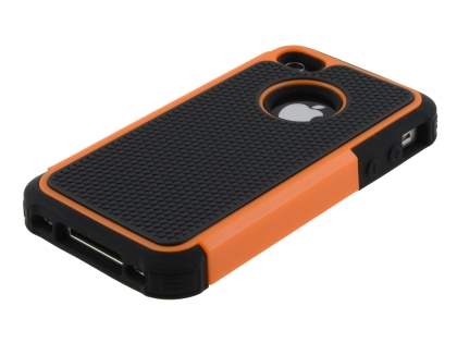 iPhone 4S/4 Impact Case - Orange/Classic Black