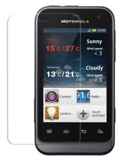 Motorola Motorola Defy Mini XT320 Ultraclear Screen Protector Motorola Motorola Defy Mini XT320 Ultraclear Screen Protector