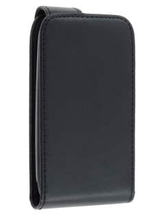Synthetic Leather Flip Case for Nokia Lumia 610 - Black